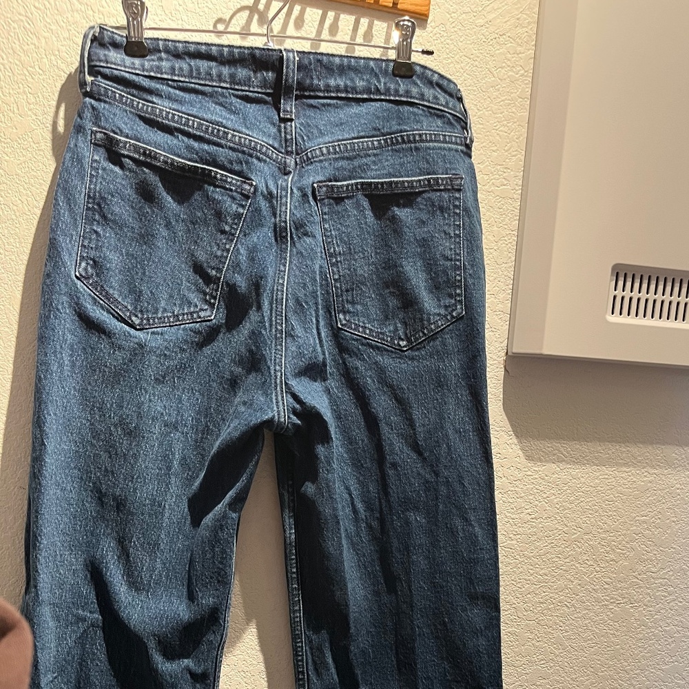 Abercrombie & Fitch Blue Straight Leg Jeans - Picture 6 of 6